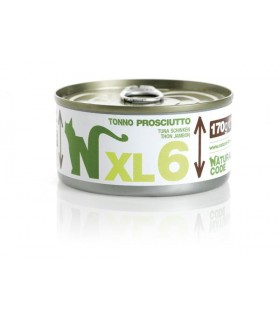 Natural code xl 6 gatto tonno e prosciutto 170 gr