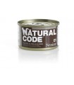 Natural code 01 gatto senior fiocchi di pollo e riso 85 gr