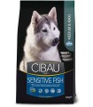 Cibau adult medium & maxi sensitive pesce 12 kg