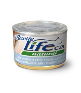 Life cat natural tonno con pesce bianco 150 gr