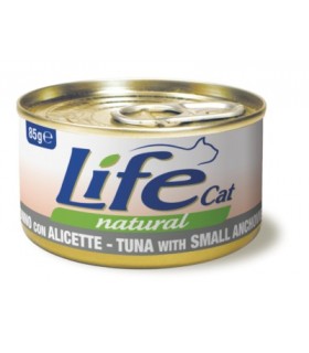 Life cat natural tonno con alicette 85 gr