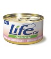 Life cat natural tonno con gamberetti 85 gr