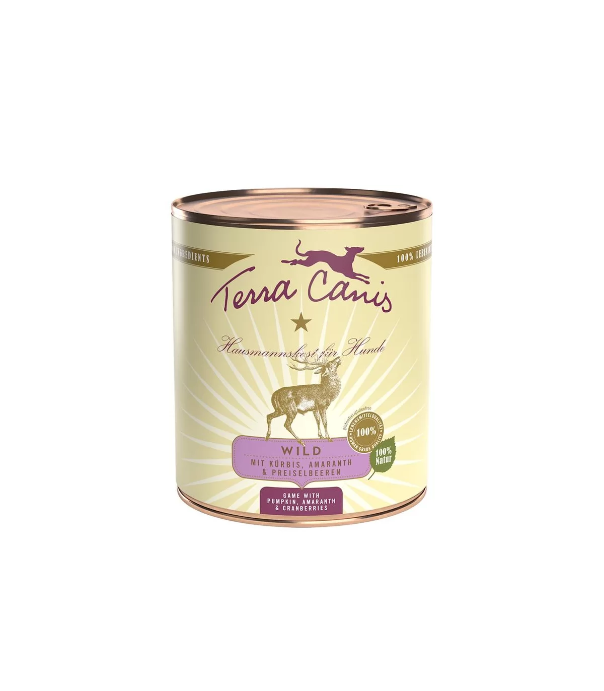 Terra canis classic selvaggina con zucca, amaranto e mirtilli rossi 800 gr