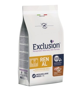 Exclusion diet formula renal maiale e riso medium large 2 kg