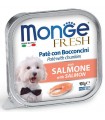 Monge cane fresh pate e bocconcini con salmone 100 gr