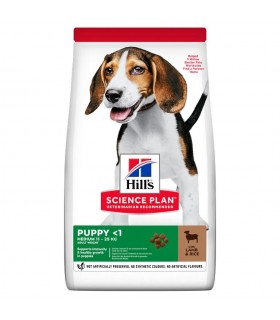 Hill's Science Plan cane puppy medium agnello & riso 2,5 kg