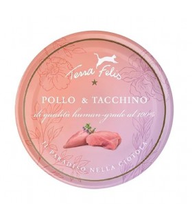 Terra felis pollo e tacchino 80 gr