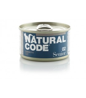 Natural code 02 gatto senior tonnetto 85 gr