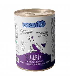 Forza 10 cane adult mantenimento tacchino con pastinaca e carote 400 gr