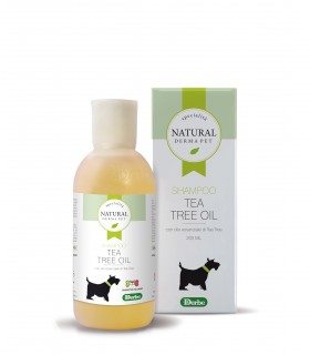 Natural derma pet shampoo tea tree oil 200 ml