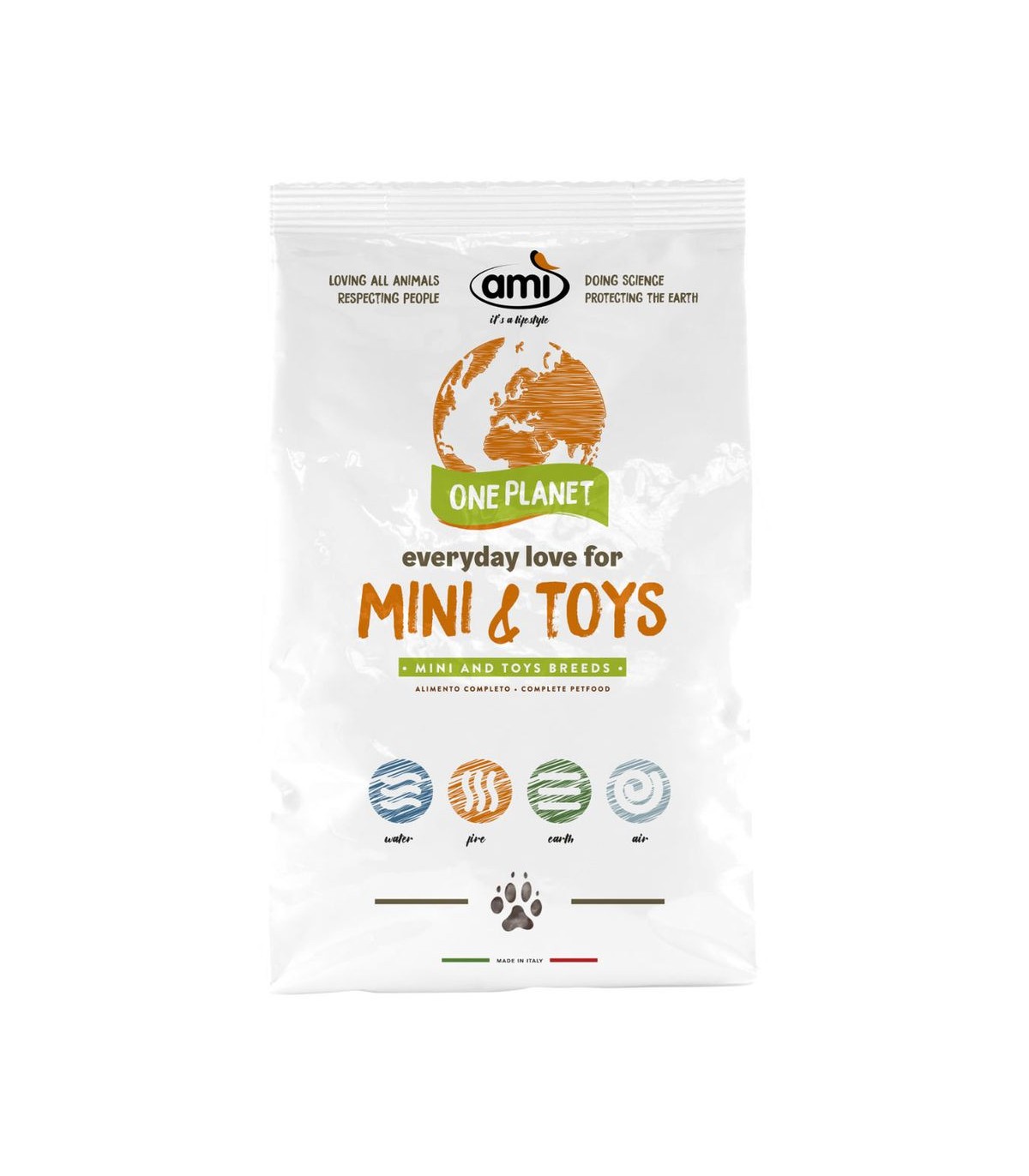 Ami dog adult mini & toys 1 kg