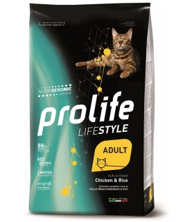 Prolife gatto lifestyle adult pollo e riso 1,5 kg