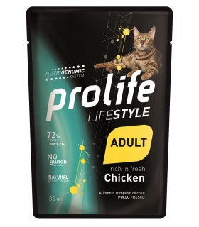 Prolife gatto lifestyle adult pollo bustina 85 gr