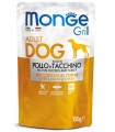 Monge cane grill pollo e tacchino in busta 100 gr