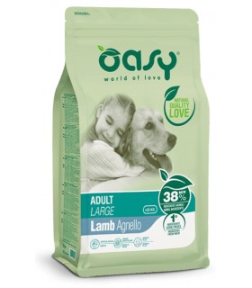 Oasy cane adult large agnello 3 kg