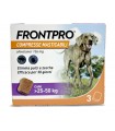 FRONTPRO PULCI E ZECCHE 3 COMPRESSE MASTICABILI PER CANI 4-10 KG