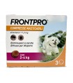 Frontpro 3 compresse masticabili 2-4 kg 11,3 mg
