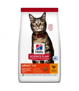 HILL'S SCIENCE PLAN Adult Alimento secco per gatti al pollo 10 kg