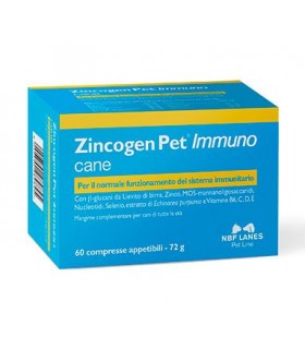 Nbf lanes zincogen pet immuno 60 compresse