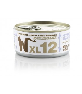 Natural code xl 12 gatto tonno patate carore e riso integrale 170 gr