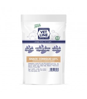 Vet Line cane snack coniglio 80 gr