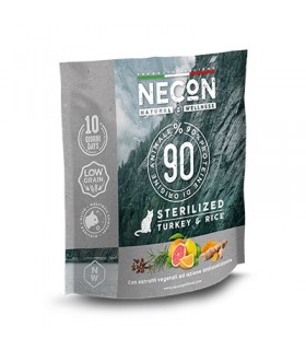 Necon natural wellness gatto adult sterilizzato tacchino e riso 400 gr