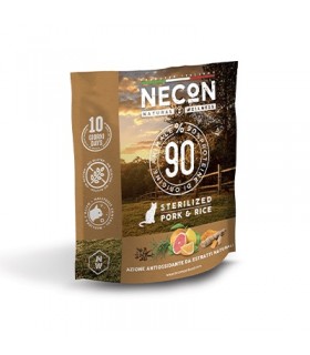 Necon natural wellness gatto adult sterilizzato maiale e riso 400 gr