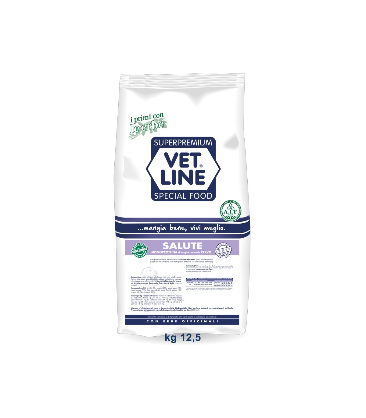 Vet Line cane salute cervo 12,5 kg