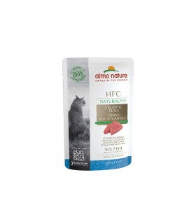 Almo nature hfc natural plus gatto tonno dell'atlantico busta 55 gr