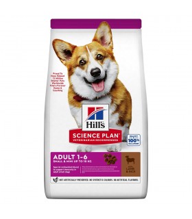 Hill's Science Plan Small & Mini Adult Alimento per Cani con Agnello e Riso 1,5 kg