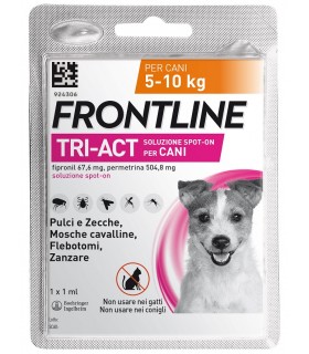 Frontline tri-act 1 pipetta singola 1 ml 5-10 kg