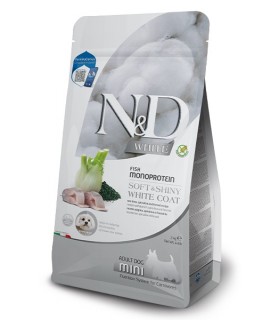 Farmina n&d white adult mini spigola spirulina e finocchio 2 kg