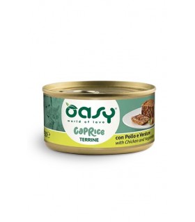 Oasy caprice gatto terrina con pollo e verdure 85 gr