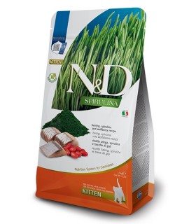 Farmina n&d spirulina kitten aringa 1,5 kg