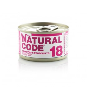 Natural code 18 gatto tonnetto e prosciutto 85 gr