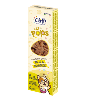 Cliffi Cat Pops Functional Pillows Chicken & Cheese 140 gr