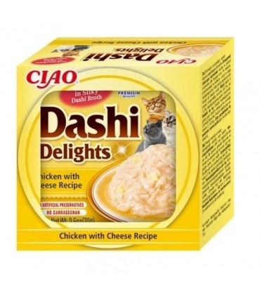 Inaba cat dashi delights pollo formaggio 70 g