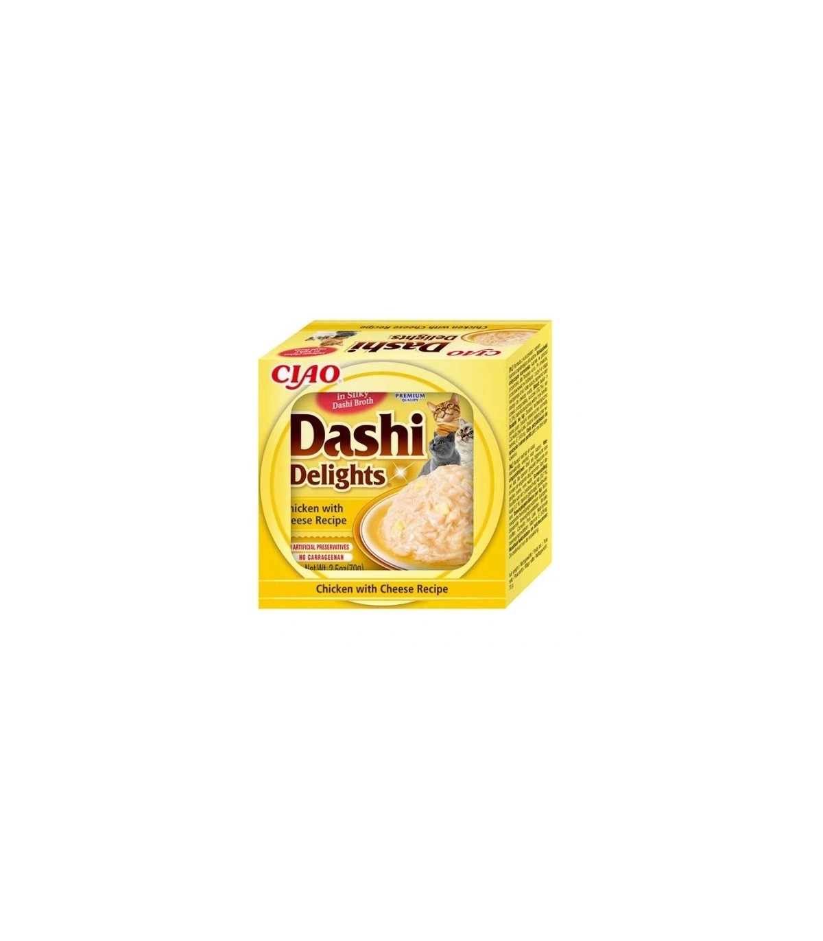 Inaba cat dashi delights pollo formaggio 70 g