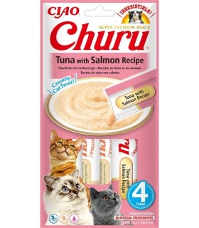 Inaba cat churu tonno con salmone 14x4 tubi 56 gr