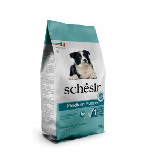 Schesir cane puppy Medium Adult ricco in pollo 12 kg