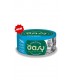 Oasy gatto more love 75% tonno con alici 70 gr