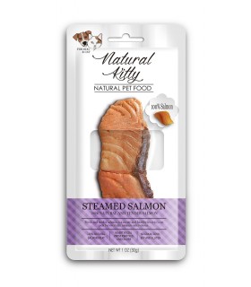 Natural kitty salmone al vapore 25 gr