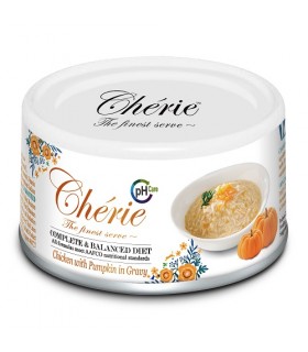 Chérie urinary pollo con zucca in salsa 80 gr