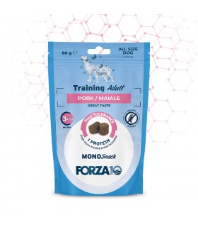 Forza 10 cane mono snack training adult maiale 80 gr