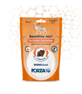 Forza 10 cane mono snack sensitive adult salmone 80 gr