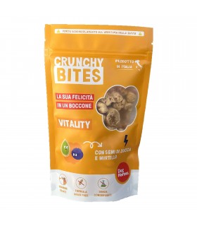 Dog Heroes Crunchy Bites Vitality con semi di zucca e mirtillo 80 gr