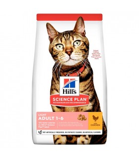 Hill's Science Plan gatto adult light pollo 7 kg