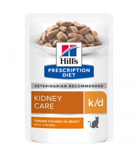 Hill's Prescription Diet Gatto k/d Pollo buste 12 x 85 gr