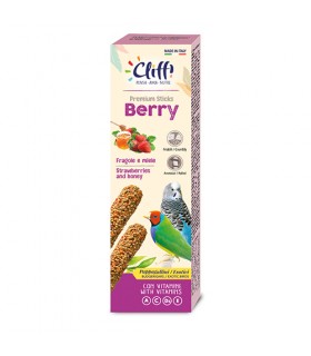 Cliffi stick berry pappagallini esotici fragole e miele 60 gr