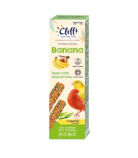 Cliffi sticks banana canarini banana e miele 60 gr